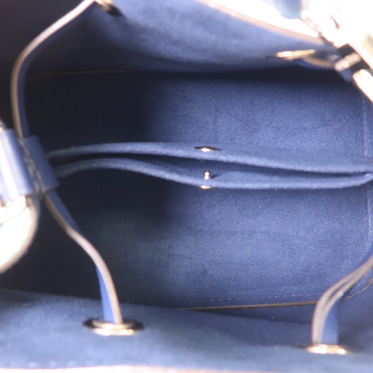 LOUIS VUITTON NeoNoe M53610 兩用包 牛皮 綠色 / 海軍藍 / Green/Blue 牛皮 中古品A - 縮圖 10