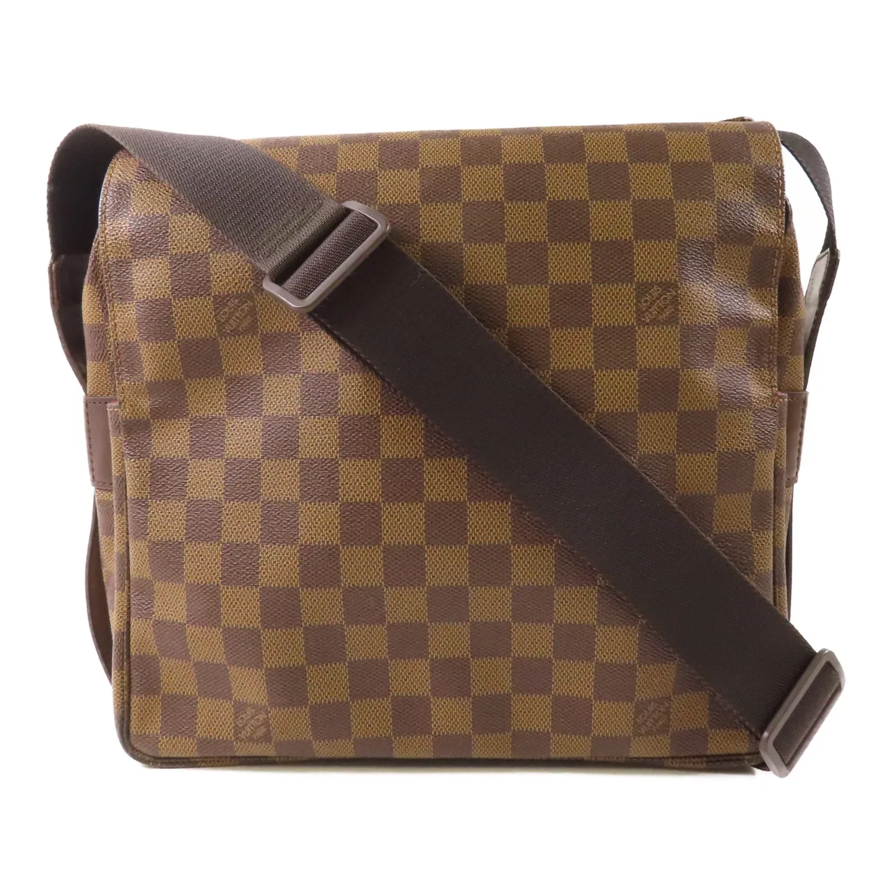LOUIS VUITTON Naviglio N45255 肩背包 塗層帆布 棕色 / Brown