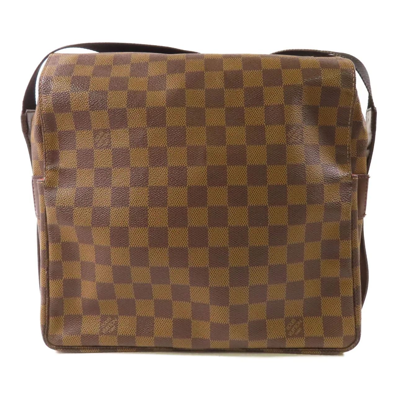 LOUIS VUITTON Naviglio N45255 肩背包 塗層帆布 棕色 / Brown 塗層帆布 中古品B - 縮圖 2