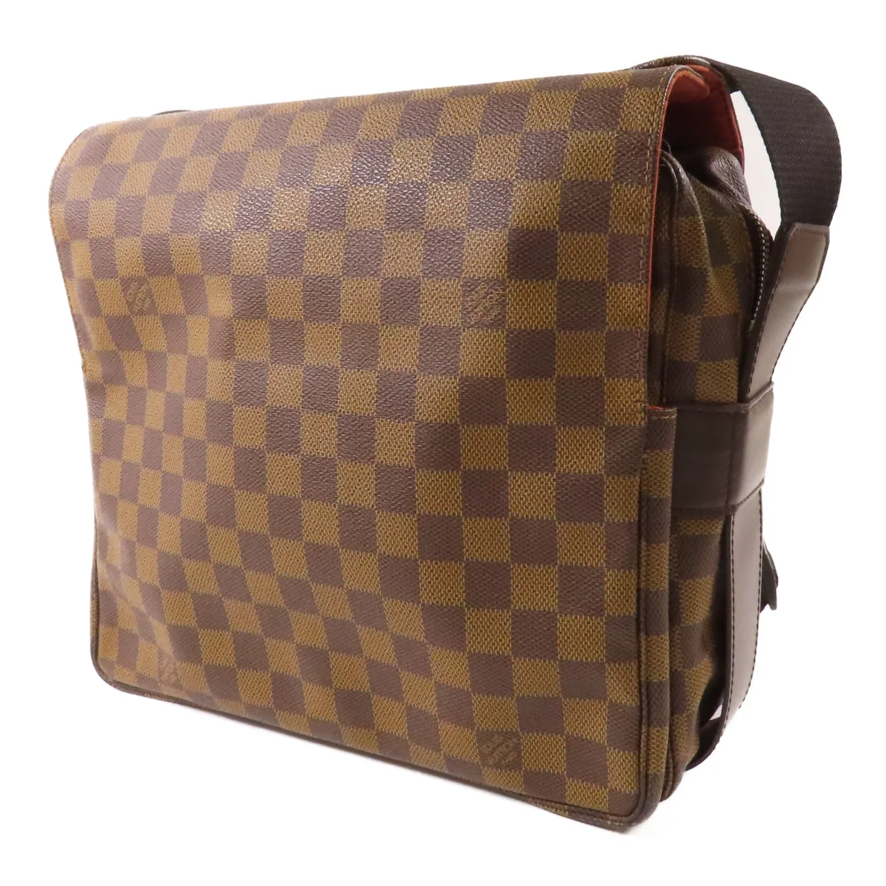 LOUIS VUITTON Naviglio N45255 肩背包 塗層帆布 棕色 / Brown 塗層帆布 中古品B - 縮圖 3