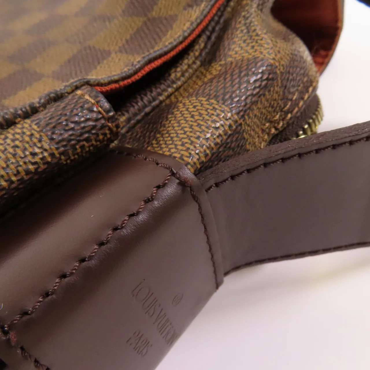 LOUIS VUITTON Naviglio N45255 肩背包 塗層帆布 棕色 / Brown 塗層帆布 中古品B - 縮圖 14