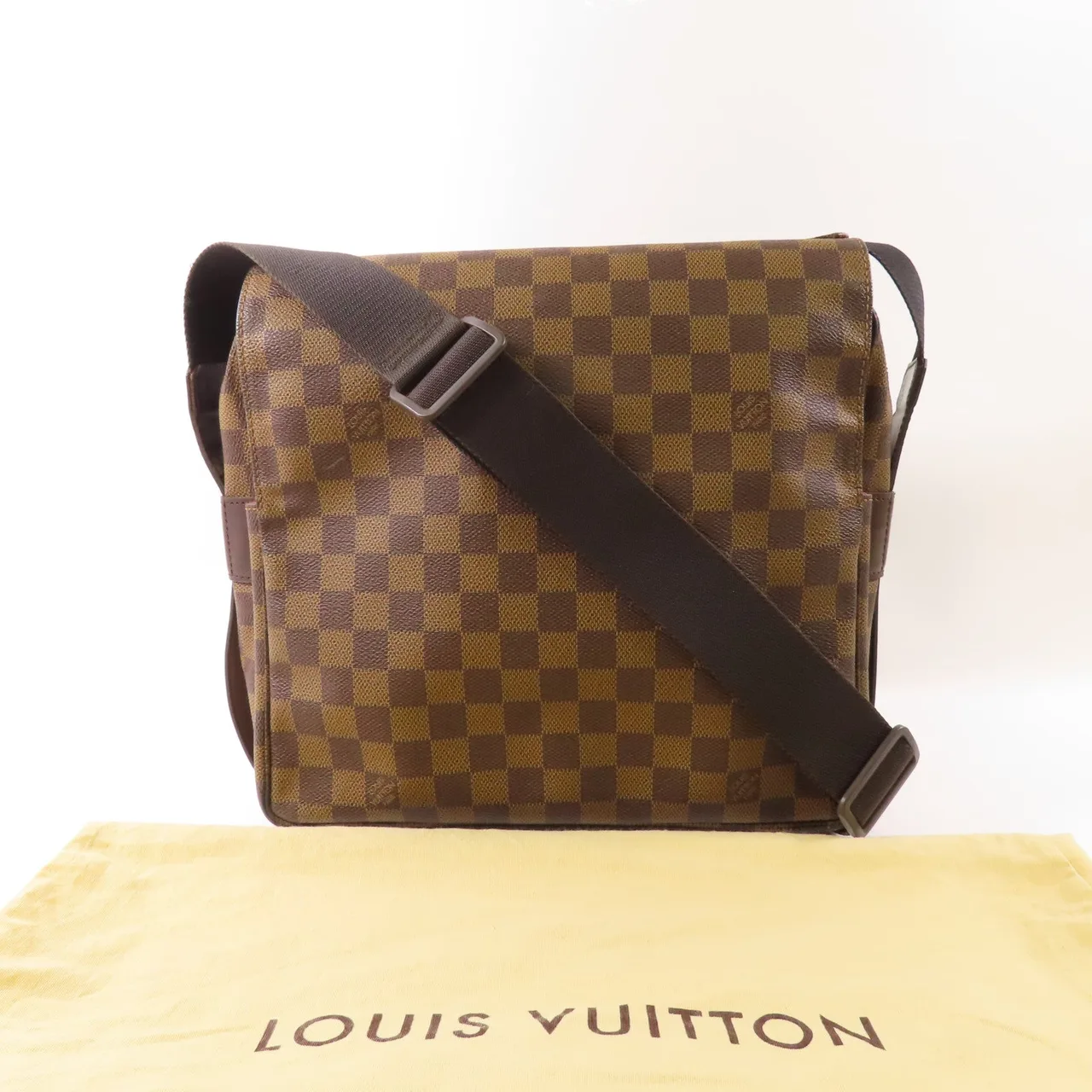 LOUIS VUITTON Naviglio N45255 肩背包 塗層帆布 棕色 / Brown 塗層帆布 中古品B - 縮圖 20