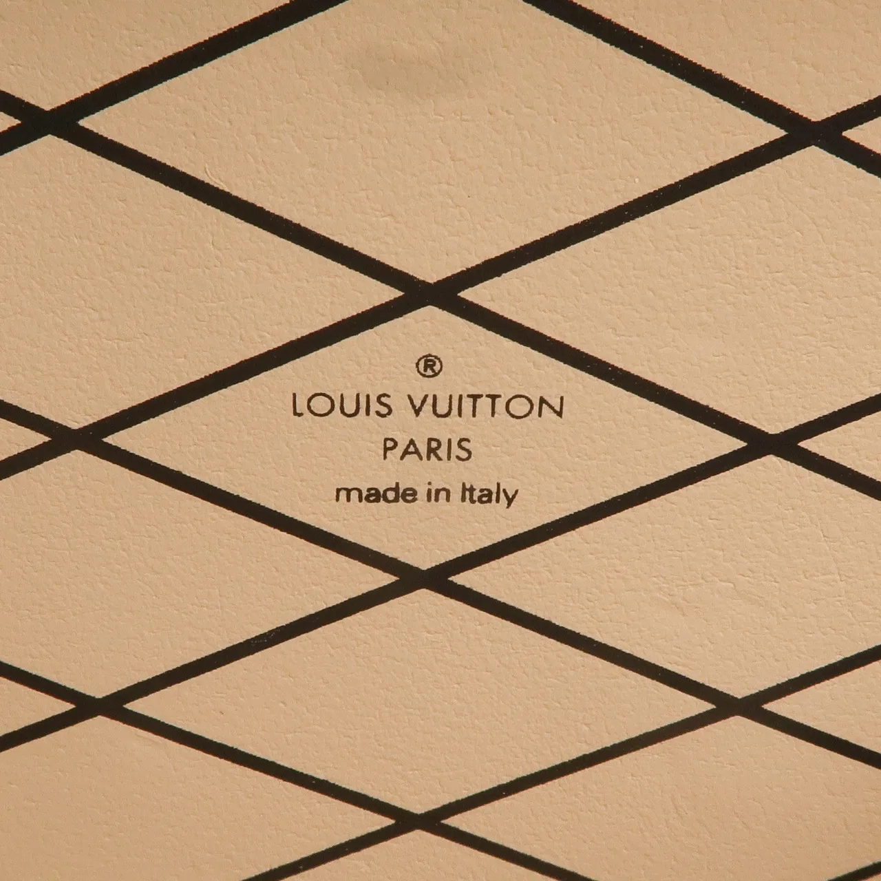LOUIS VUITTON Petite Malle M59638 兩用包 羊皮 黑色 / 白色 羊皮 新品同様 - 縮圖 6