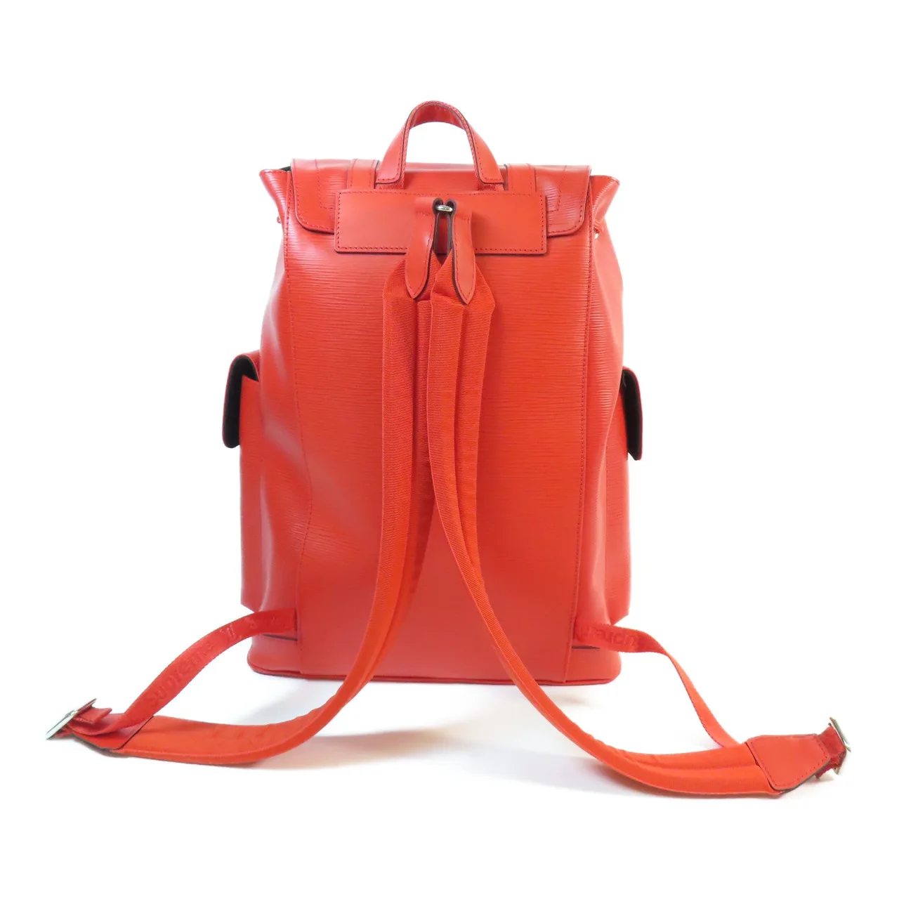 LOUIS VUITTON Christopher M53414 背包 牛皮 紅色 / Red 牛皮 中古品A - 縮圖 2