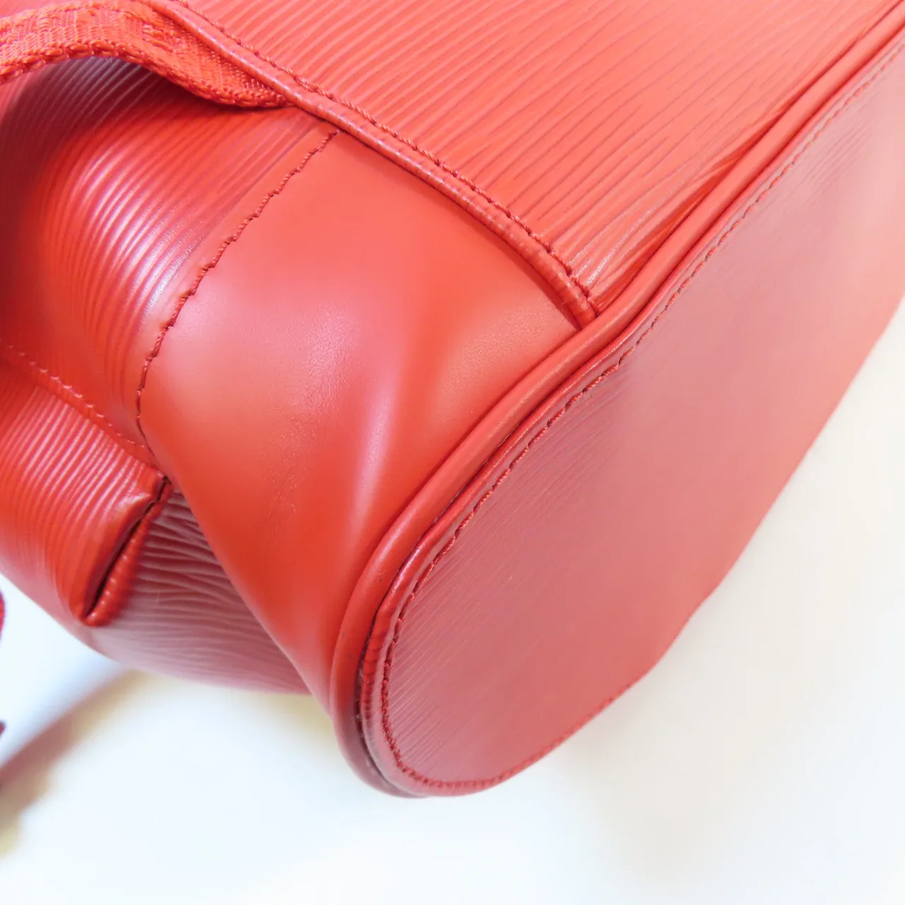 LOUIS VUITTON Christopher M53414 背包 牛皮 紅色 / Red 牛皮 中古品A - 縮圖 7