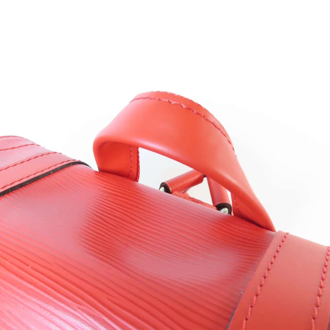 LOUIS VUITTON Christopher M53414 背包 牛皮 紅色 / Red 牛皮 中古品A - 縮圖 10