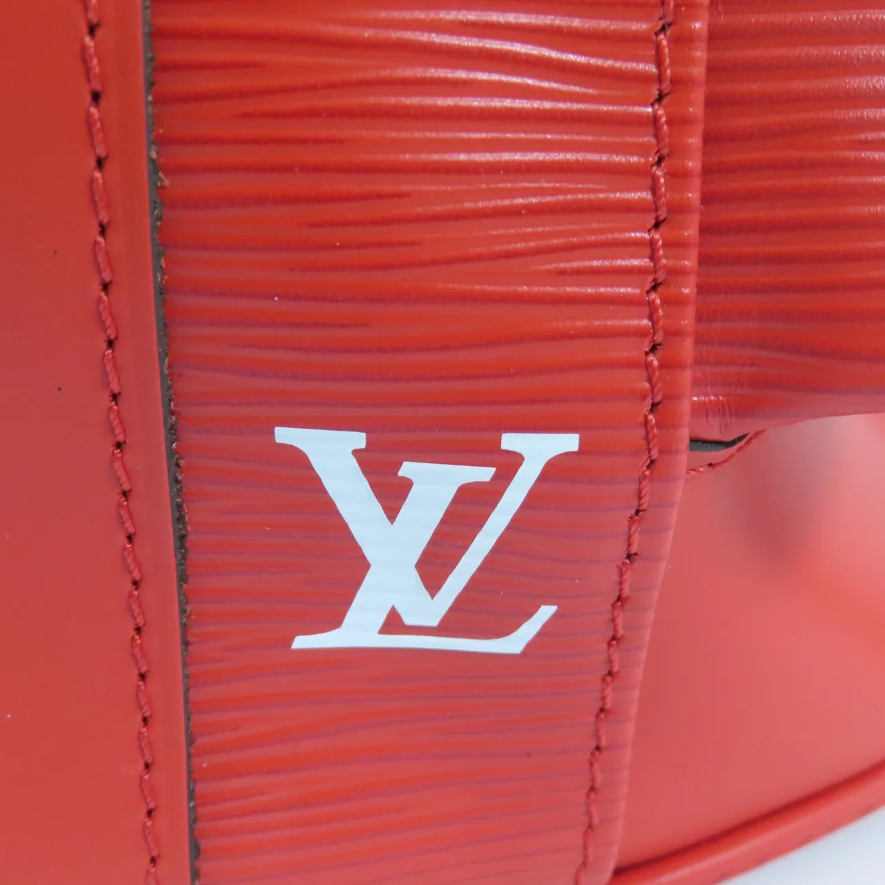 LOUIS VUITTON Christopher M53414 背包 牛皮 紅色 / Red 牛皮 中古品A - 縮圖 13