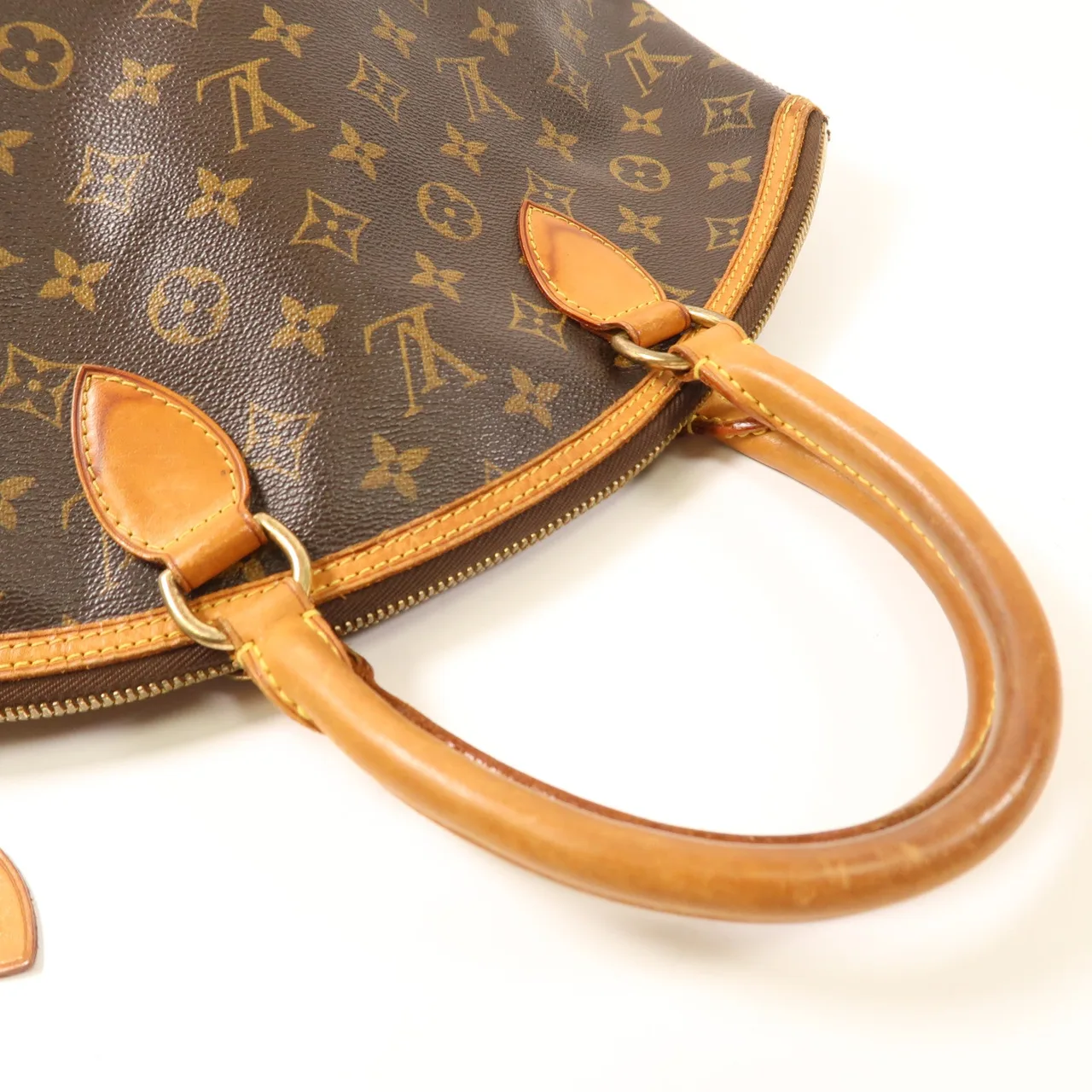LOUIS VUITTON Lockit M40102 手提包 塗層帆布 棕色 塗層帆布 中古品B - 縮圖 9