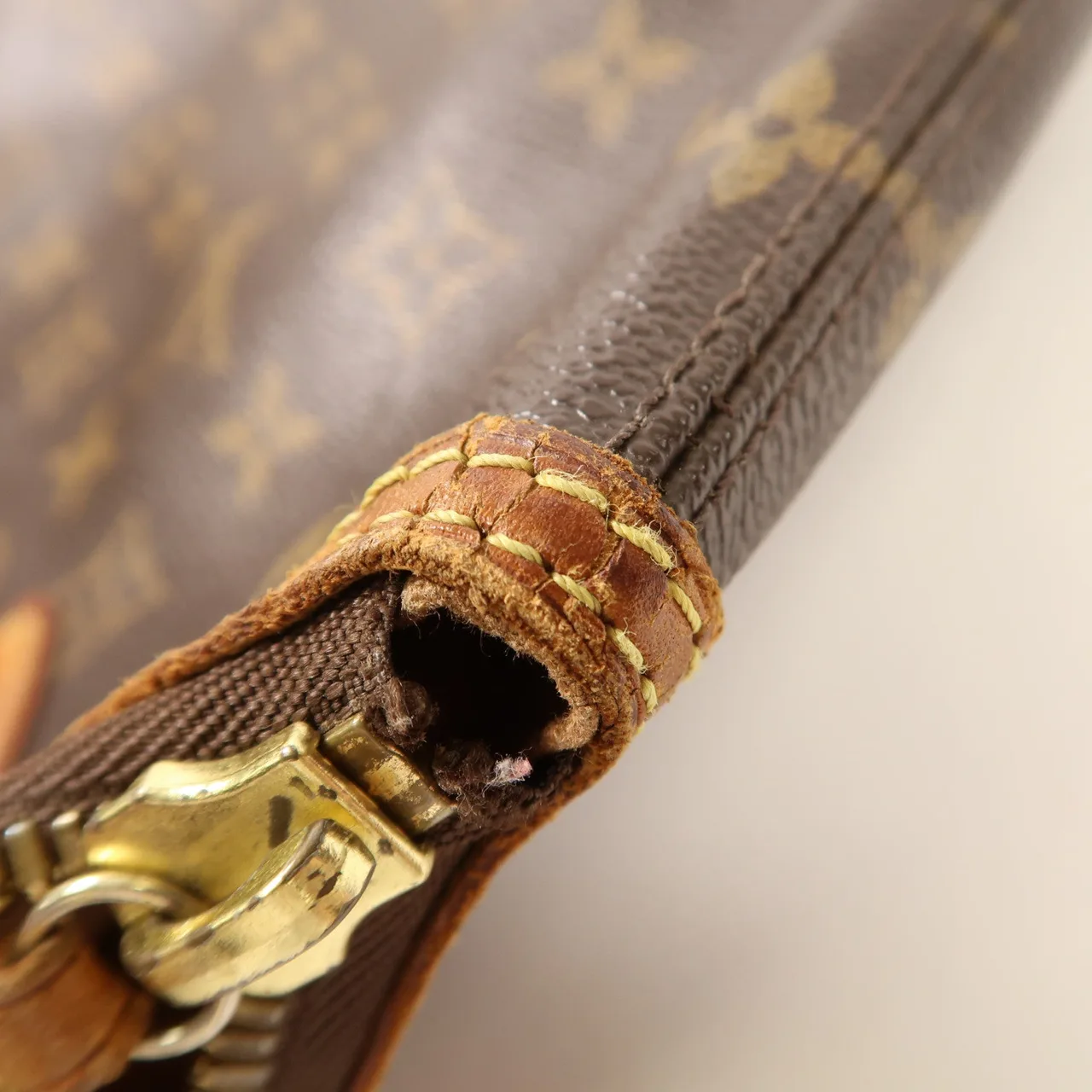 LOUIS VUITTON Lockit M40102 手提包 塗層帆布 棕色 塗層帆布 中古品B - 縮圖 18