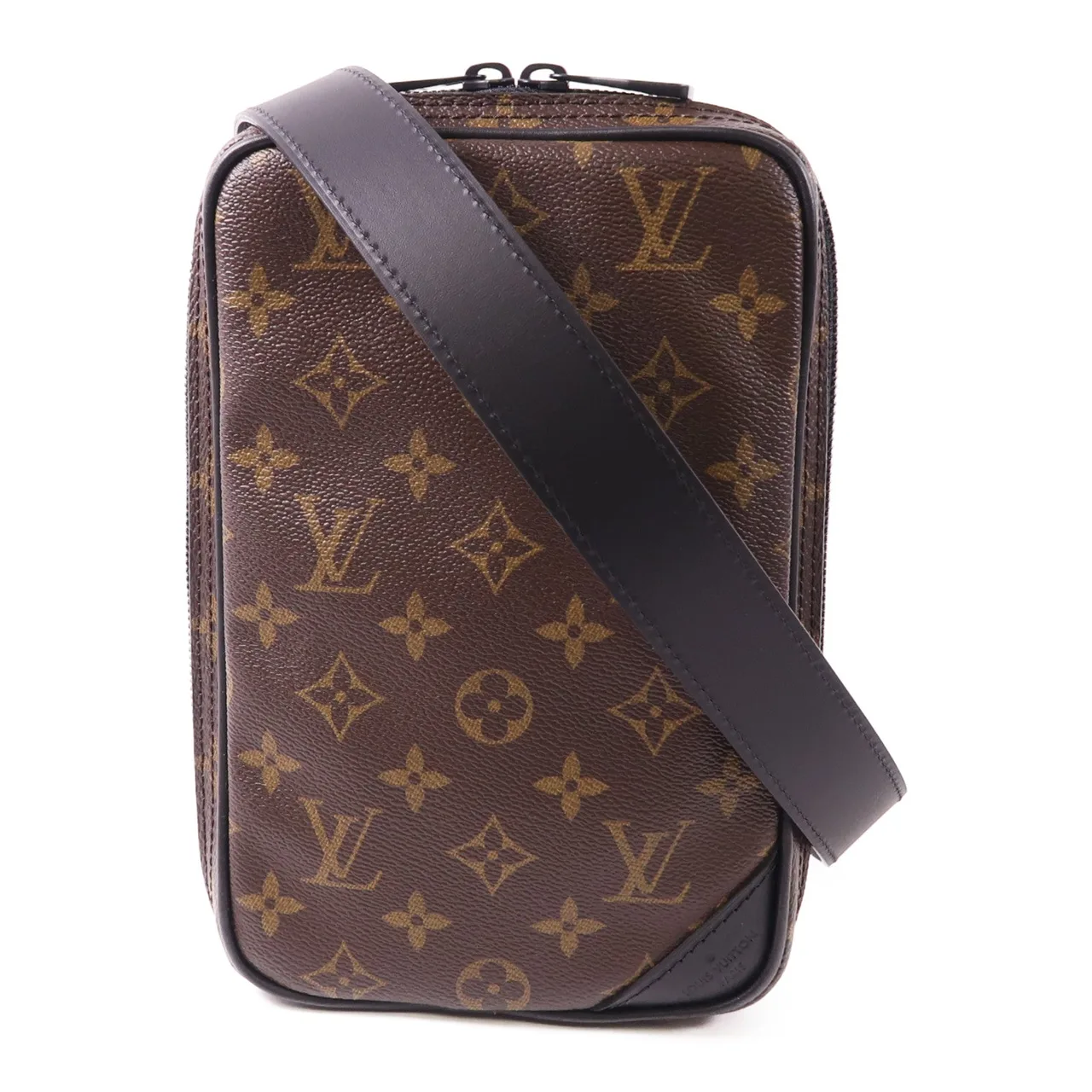 LOUIS VUITTON Utility M44428 肩背包 塗層帆布 棕色 / Brown