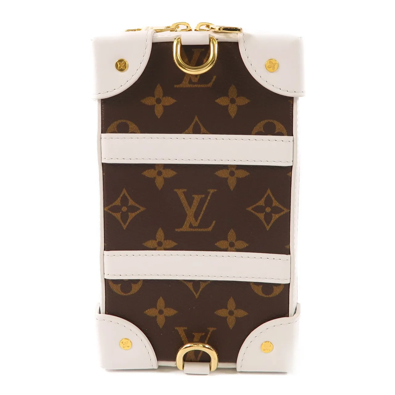 LOUIS VUITTON Soft Trunk M80102 肩背包 塗層帆布 棕色 / 白色 / Brown 塗層帆布 新品同様 - 縮圖 2