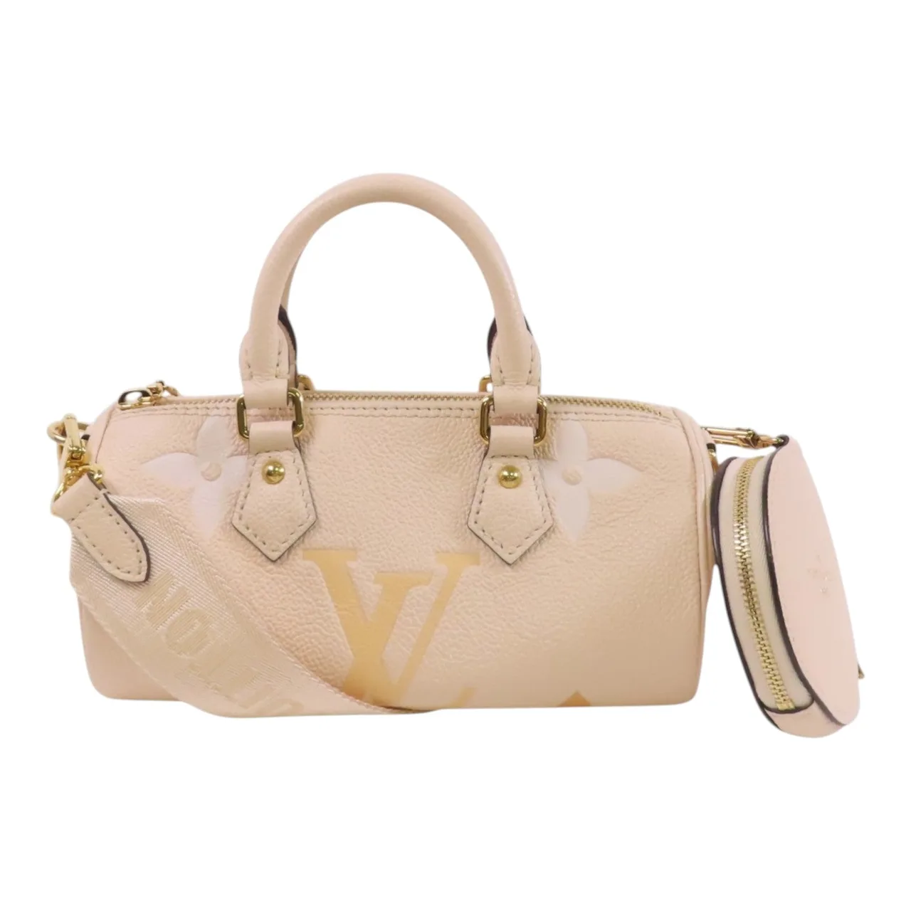 LOUIS VUITTON Papillon M45708 2-Way Bag Calfskin 米色 / Beige