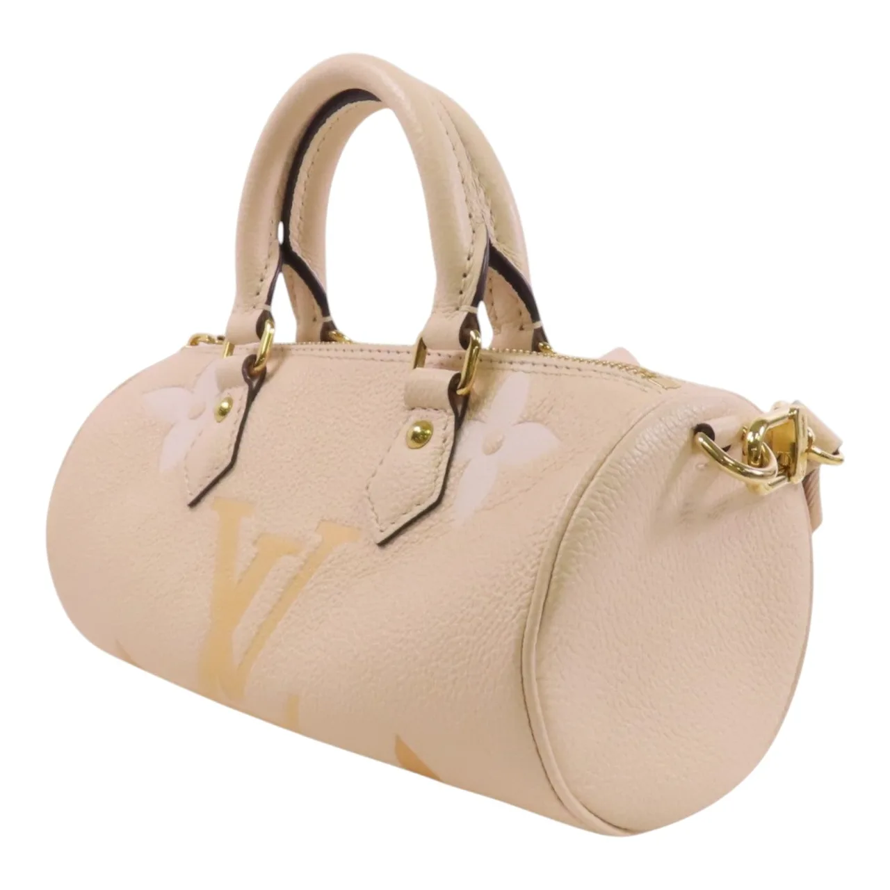 LOUIS VUITTON Papillon M45708 兩用包 牛皮 米色 / Beige 牛皮 中古品A - 縮圖 3
