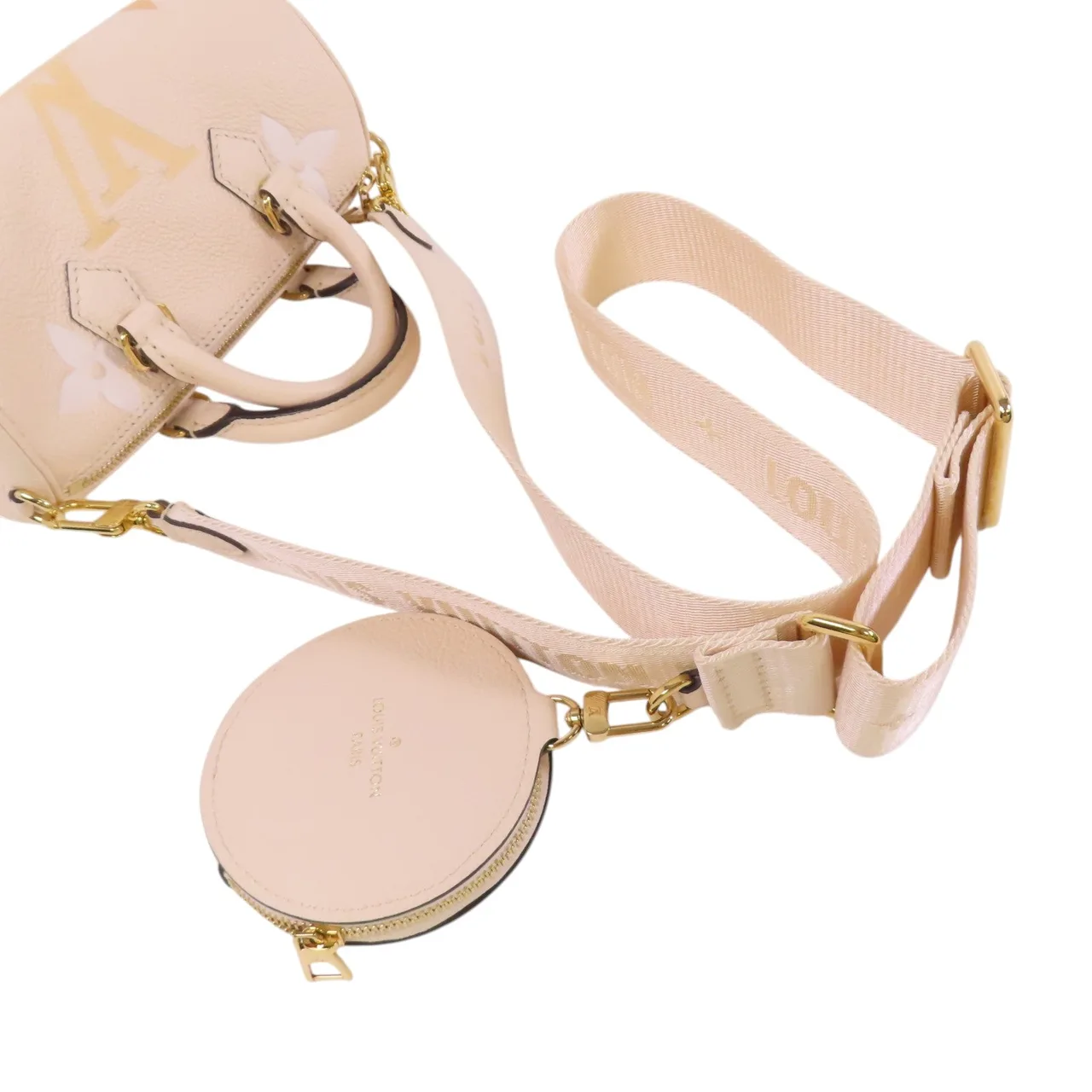 LOUIS VUITTON Papillon M45708 兩用包 牛皮 米色 / Beige 牛皮 中古品A - 縮圖 7