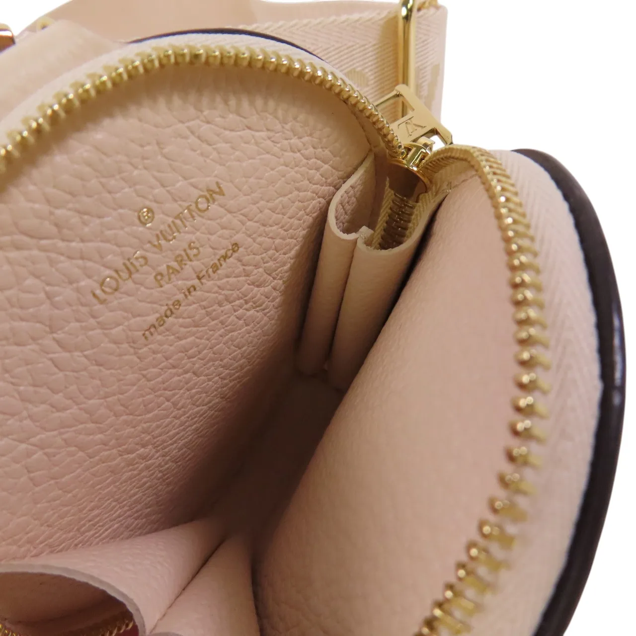 LOUIS VUITTON Papillon M45708 兩用包 牛皮 米色 / Beige 牛皮 中古品A - 縮圖 8