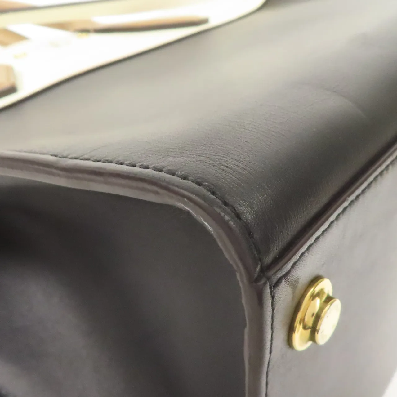 LOUIS VUITTON Steamer M53072 兩用包 牛皮 黑色 / 白色 / Black/White 牛皮 中古品B - 縮圖 7