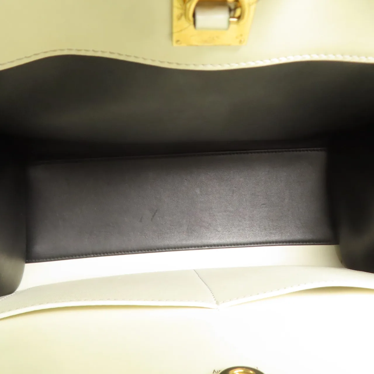 LOUIS VUITTON Steamer M53072 兩用包 牛皮 黑色 / 白色 / Black/White 牛皮 中古品B - 縮圖 13