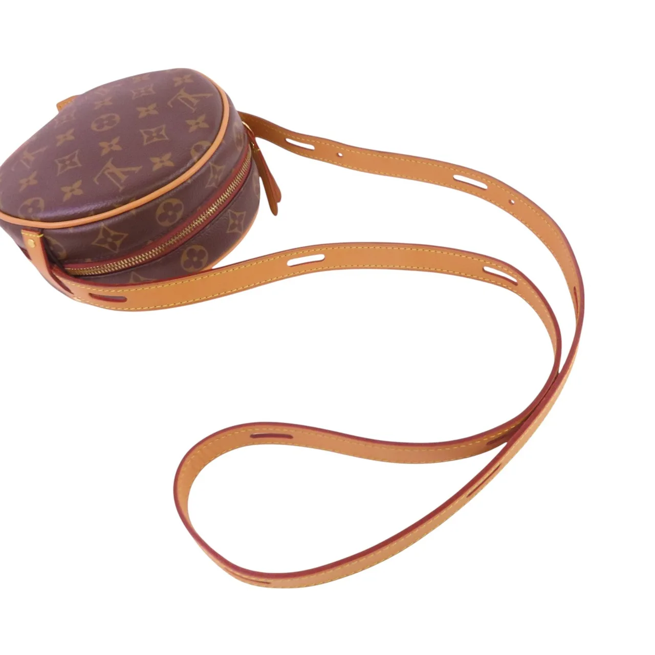 LOUIS VUITTON Boite Chapeau Souple M45149 肩背包 塗層帆布 棕色 塗層帆布 中古品A - 縮圖 8