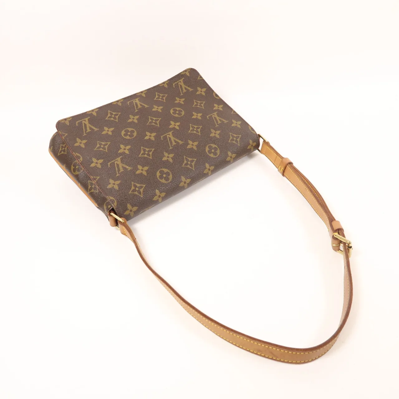 LOUIS VUITTON Musette Tango M51388 肩背包 塗層帆布 棕色 / Brown 塗層帆布 中古品B - 縮圖 8
