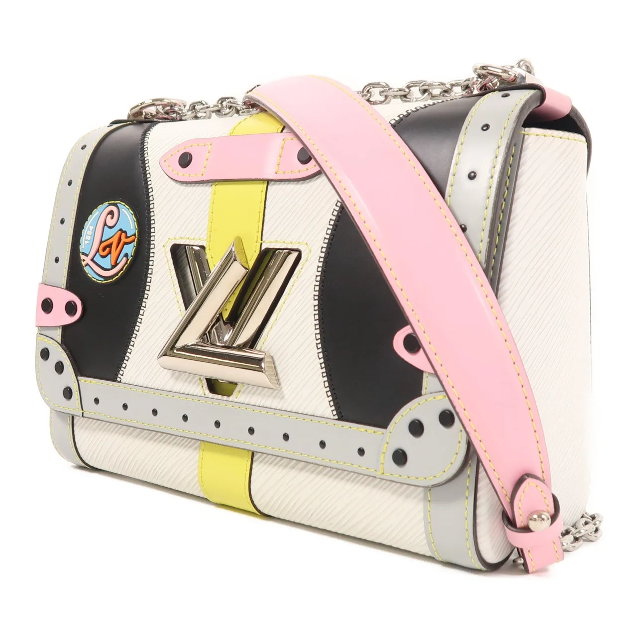 LOUIS VUITTON Twist M53717 肩背包 皮革 多種顏色 / white 皮革 中古品A - 縮圖 3