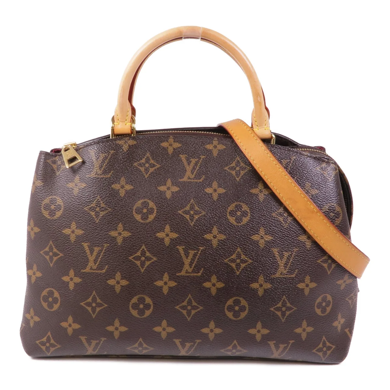 LOUIS VUITTON Grand Palais M45898 2-Way Bag Coated Canvas 棕色 / Brown
