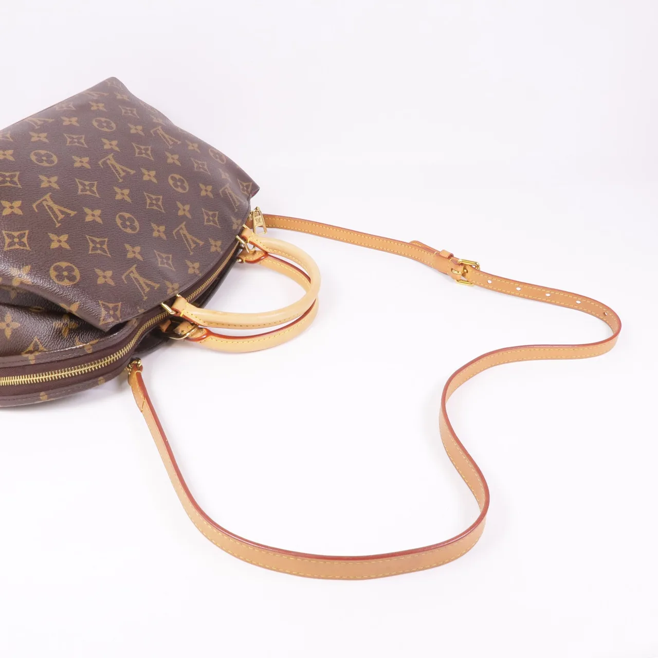 LOUIS VUITTON Grand Palais M45898 兩用包 塗層帆布 棕色 / Brown 塗層帆布 中古品B - 縮圖 9