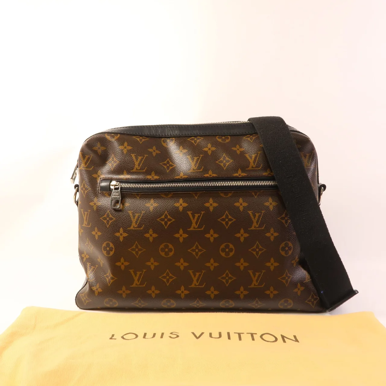 LOUIS VUITTON M40387 肩背包 塗層帆布 棕色 / Brown 塗層帆布 中古品B - 縮圖 10
