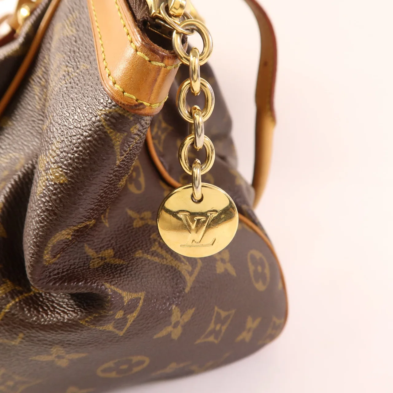 LOUIS VUITTON Tivoli M40144 肩背包 塗層帆布 棕色 / Brown 塗層帆布 中古品B - 縮圖 10