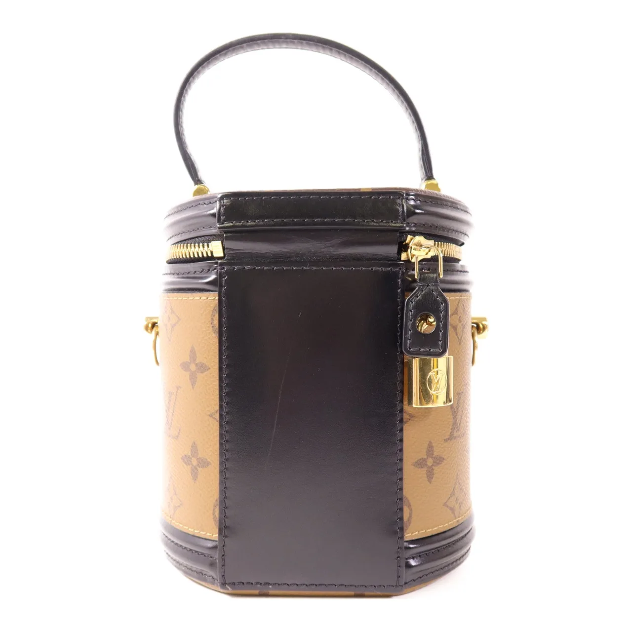 LOUIS VUITTON Cannes M43986 兩用包 塗層帆布 棕色 / Brown/Black 塗層帆布 中古品A - 縮圖 2