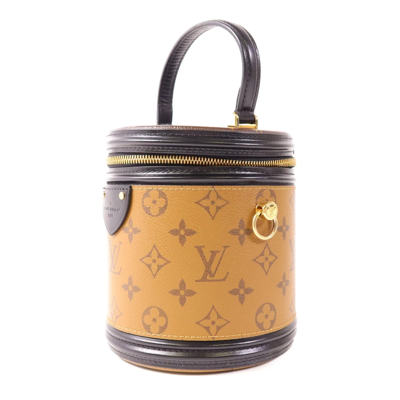 LOUIS VUITTON Cannes M43986 兩用包 塗層帆布 棕色 / Brown/Black 塗層帆布 中古品A - 縮圖 3