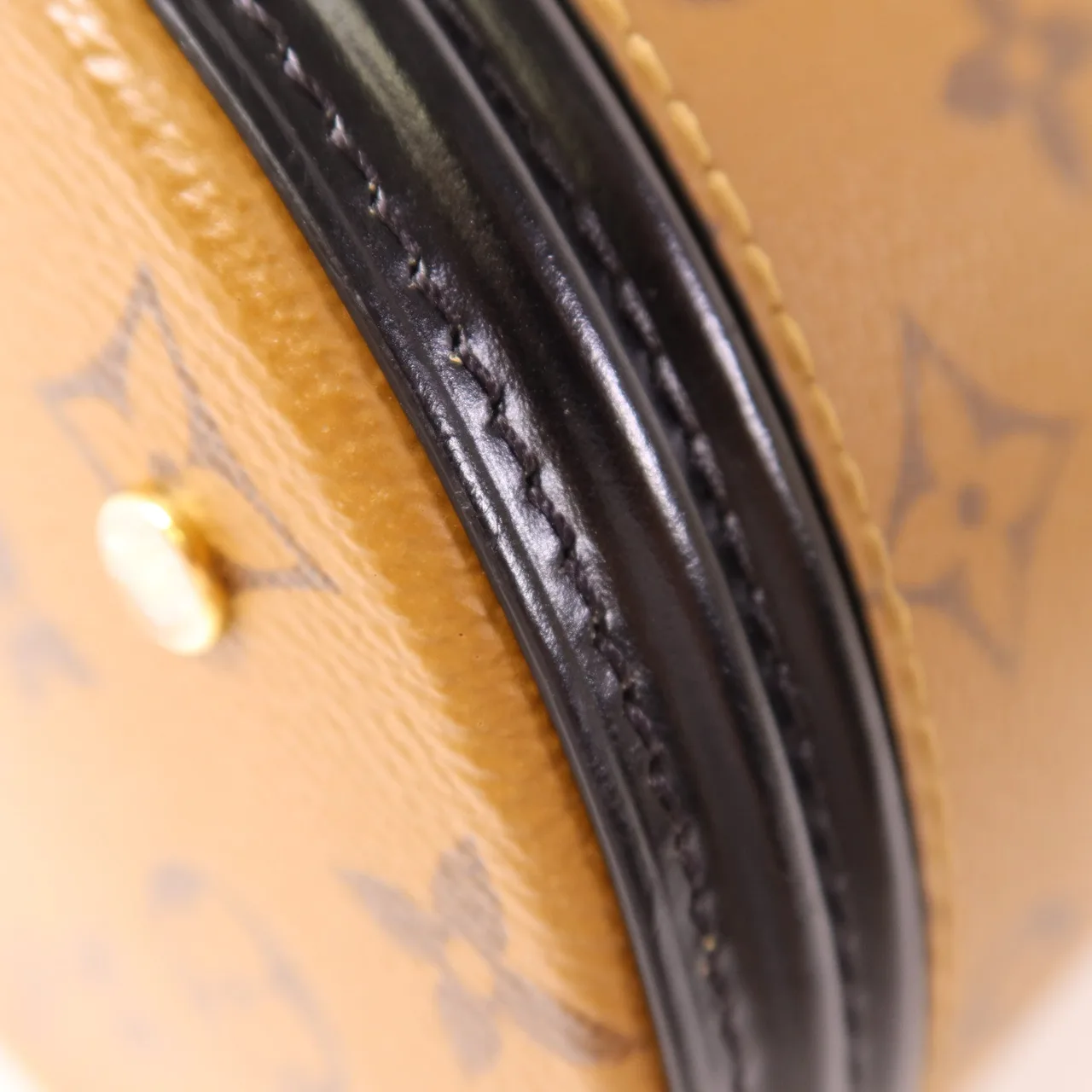 LOUIS VUITTON Cannes M43986 兩用包 塗層帆布 棕色 / Brown/Black 塗層帆布 中古品A - 縮圖 9