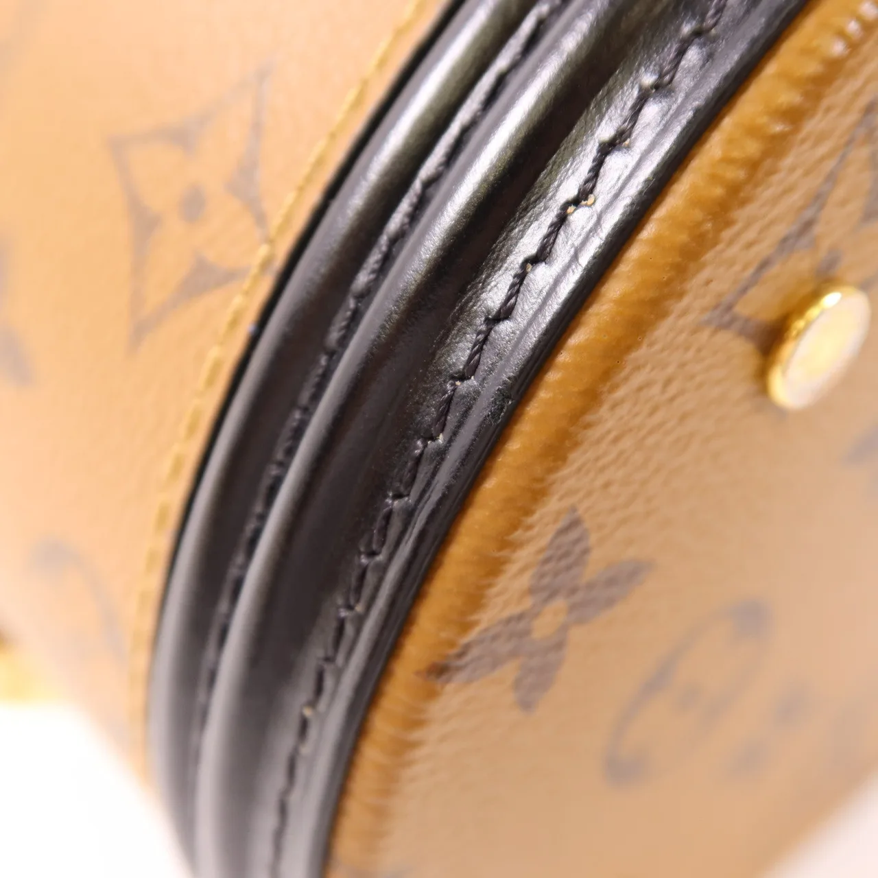 LOUIS VUITTON Cannes M43986 兩用包 塗層帆布 棕色 / Brown/Black 塗層帆布 中古品A - 縮圖 10