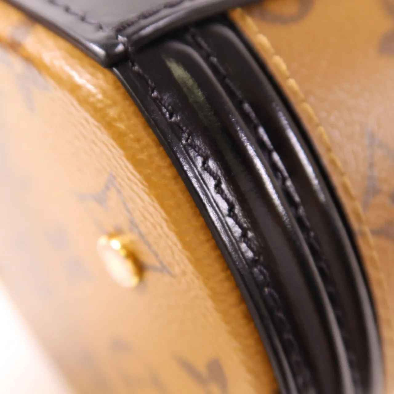 LOUIS VUITTON Cannes M43986 兩用包 塗層帆布 棕色 / Brown/Black 塗層帆布 中古品A - 縮圖 11