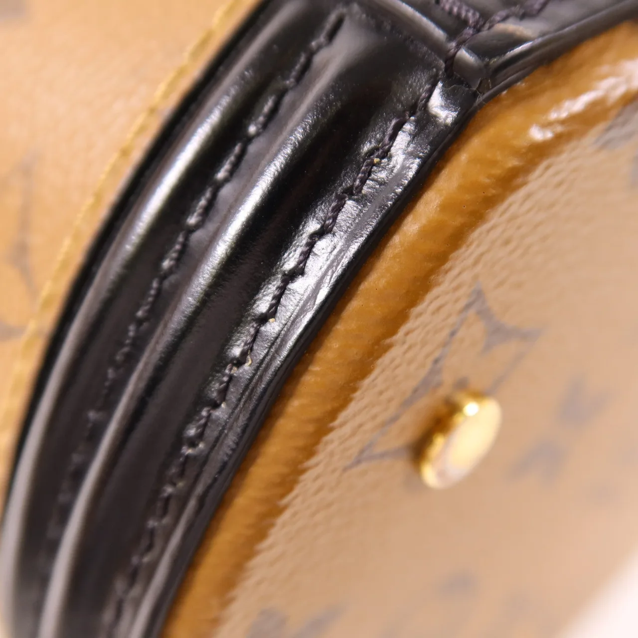 LOUIS VUITTON Cannes M43986 兩用包 塗層帆布 棕色 / Brown/Black 塗層帆布 中古品A - 縮圖 12