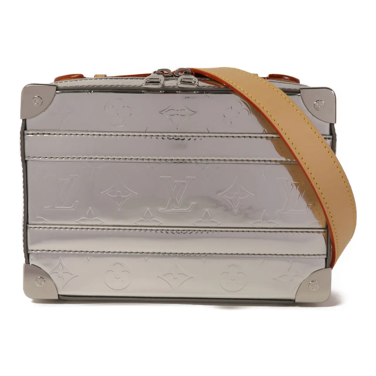 LOUIS VUITTON Soft Trunk M45885 兩用包 x PVC 銀色 / Silver