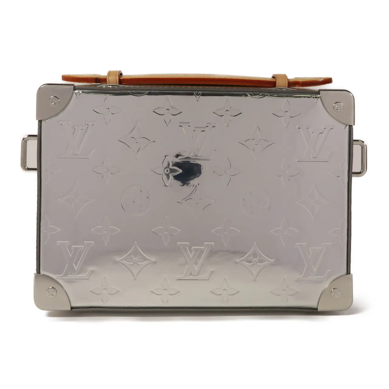 LOUIS VUITTON Soft Trunk M45885 兩用包 x PVC 銀色 / Silver x PVC 中古品A - 縮圖 2