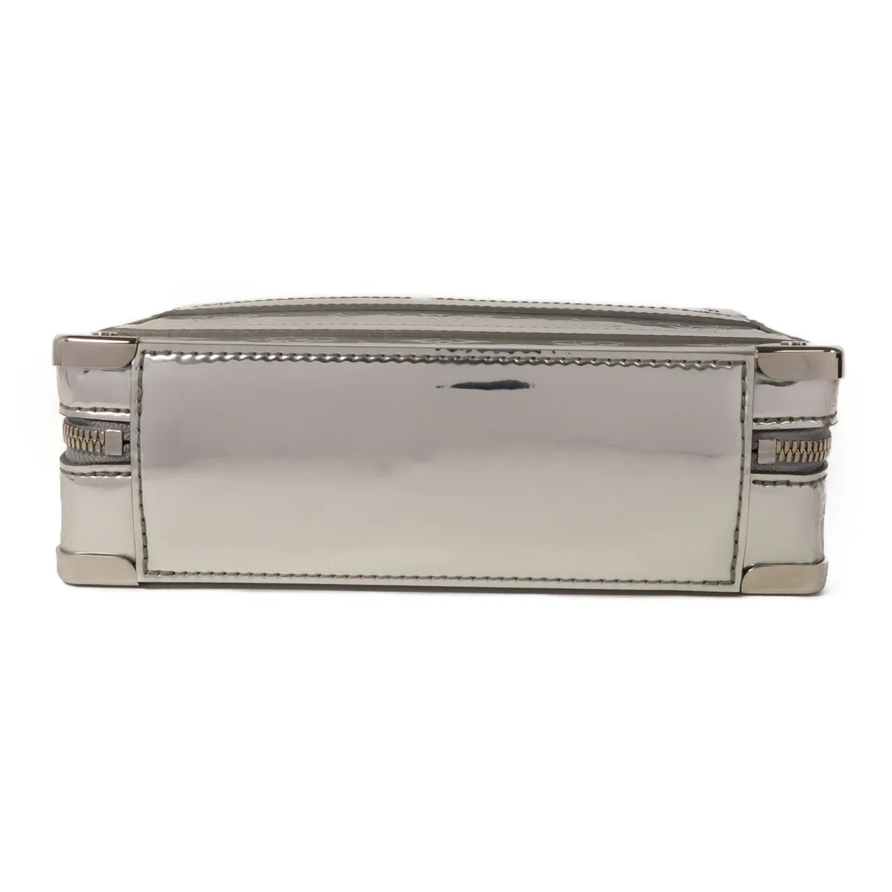 LOUIS VUITTON Soft Trunk M45885 兩用包 x PVC 銀色 / Silver x PVC 中古品A - 縮圖 4