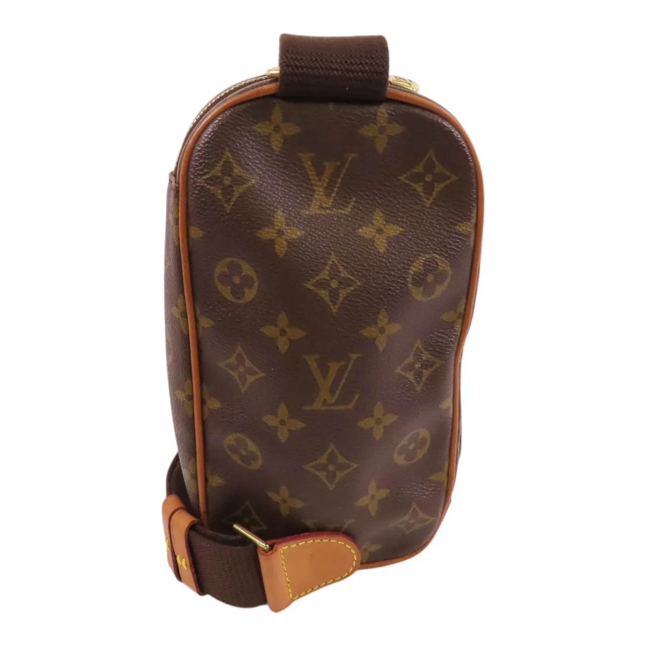 LOUIS VUITTON Pochette Gange M51870 腰包 塗層帆布 棕色 塗層帆布 中古品A - 縮圖 2