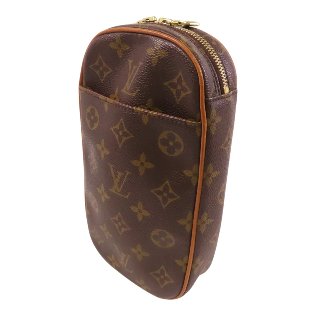 LOUIS VUITTON Pochette Gange M51870 腰包 塗層帆布 棕色 塗層帆布 中古品A - 縮圖 3
