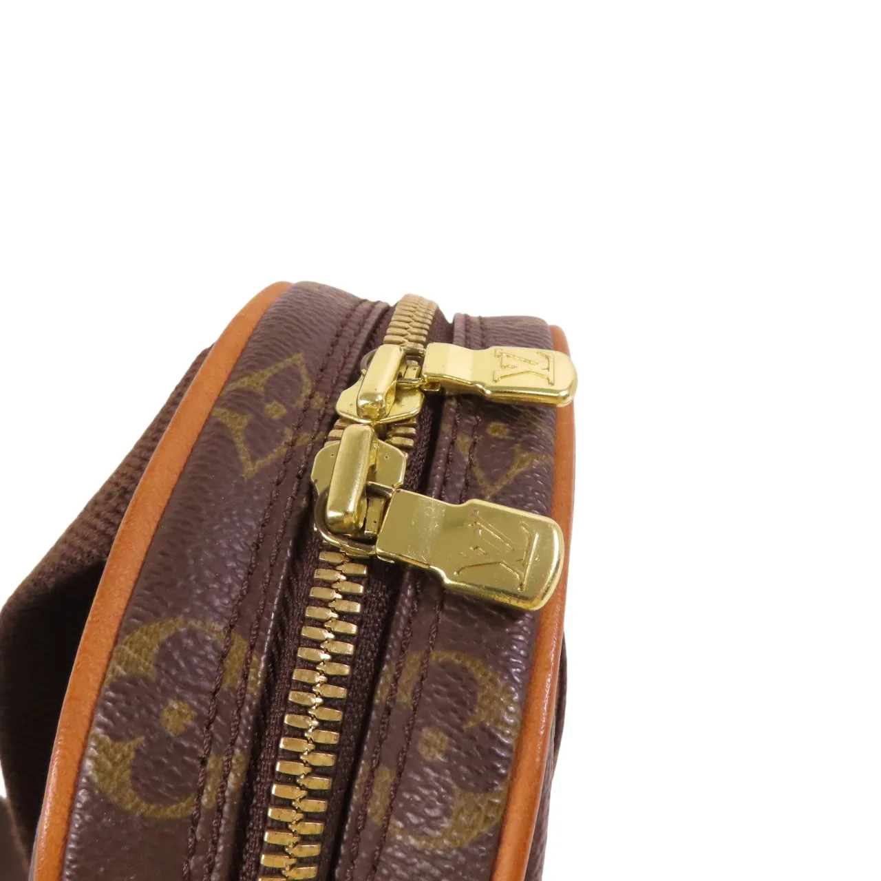 LOUIS VUITTON Pochette Gange M51870 腰包 塗層帆布 棕色 塗層帆布 中古品A - 縮圖 9