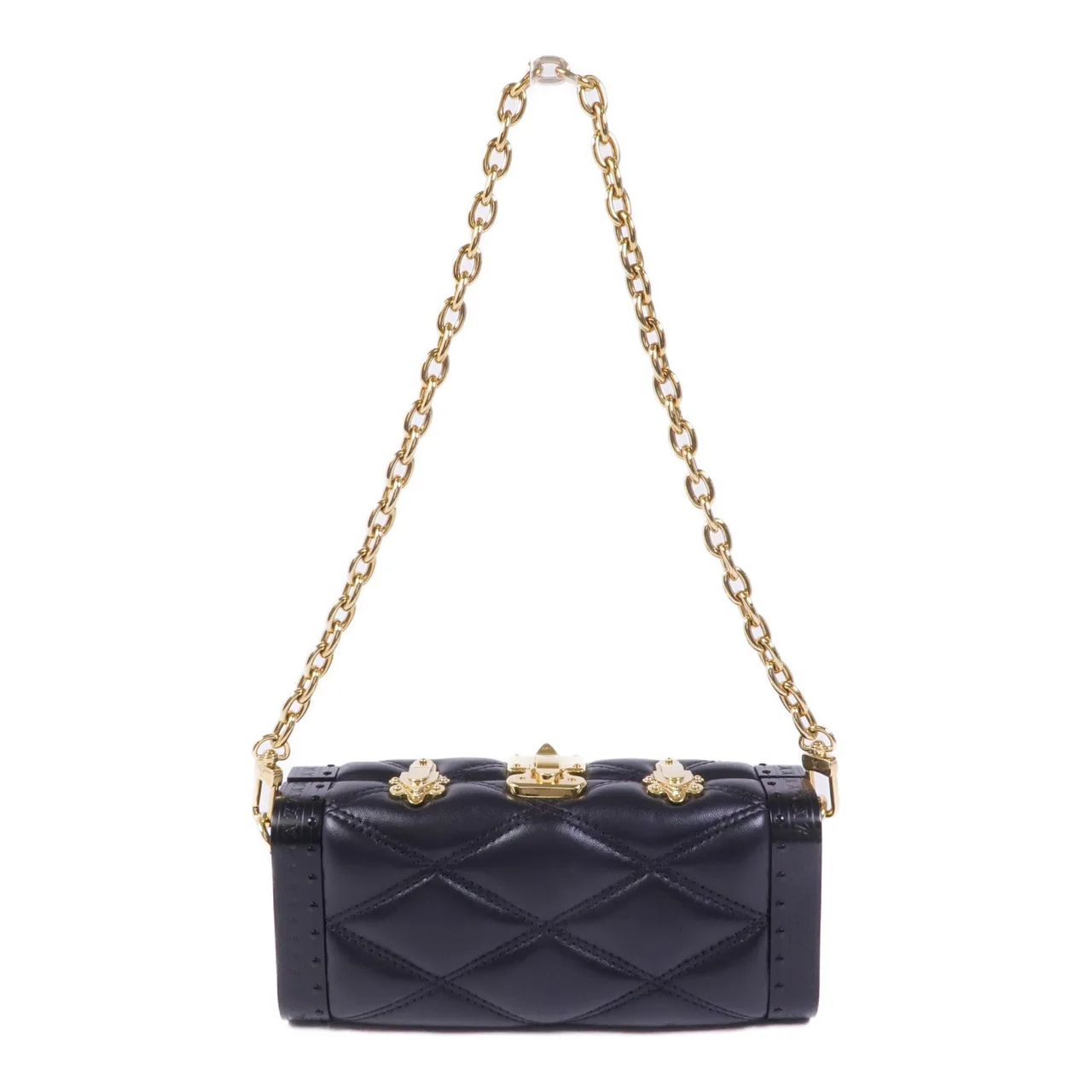 LOUIS VUITTON Vanity M23575 肩背包 羊皮 黑色 / Black 羊皮 中古品A - 縮圖 2