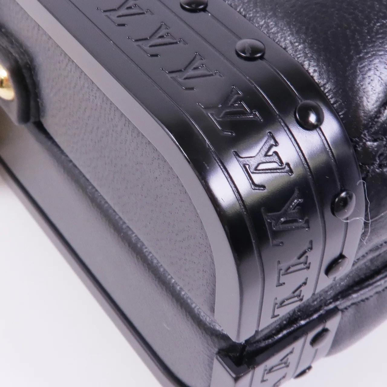 LOUIS VUITTON Vanity M23575 肩背包 羊皮 黑色 / Black 羊皮 中古品A - 縮圖 7