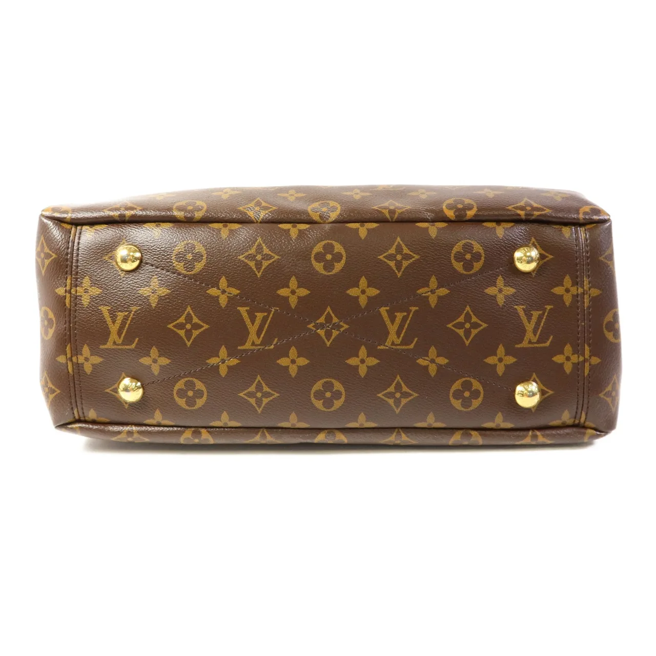 LOUIS VUITTON Pallas M41175 兩用包 塗層帆布 棕色 / Red/Brown 塗層帆布 中古品B - 縮圖 4