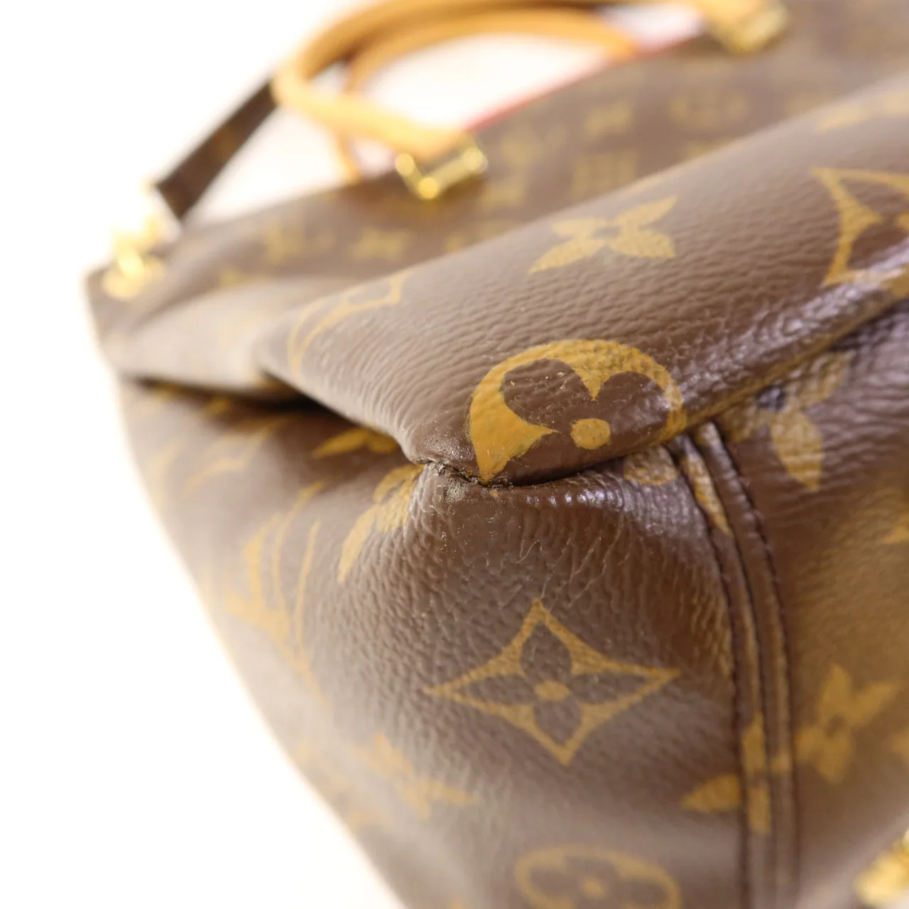 LOUIS VUITTON Pallas M41175 兩用包 塗層帆布 棕色 / Red/Brown 塗層帆布 中古品B - 縮圖 11