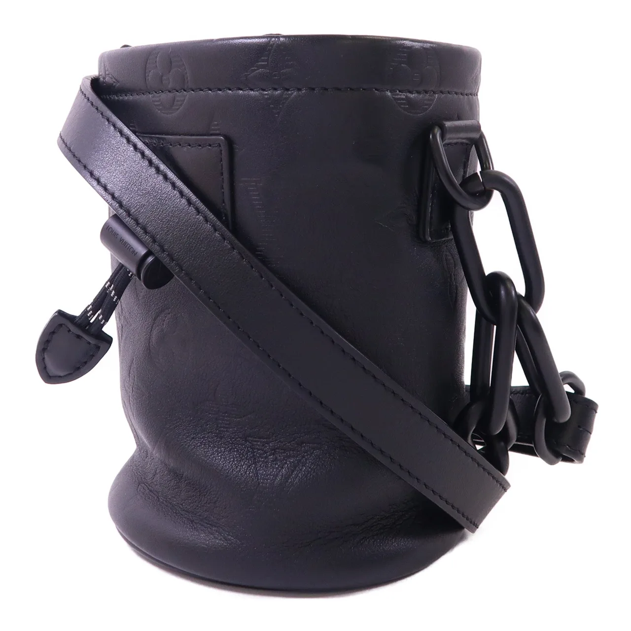 LOUIS VUITTON M44628 肩背包 牛皮 黑色 / Black 牛皮 中古品A - 縮圖 3