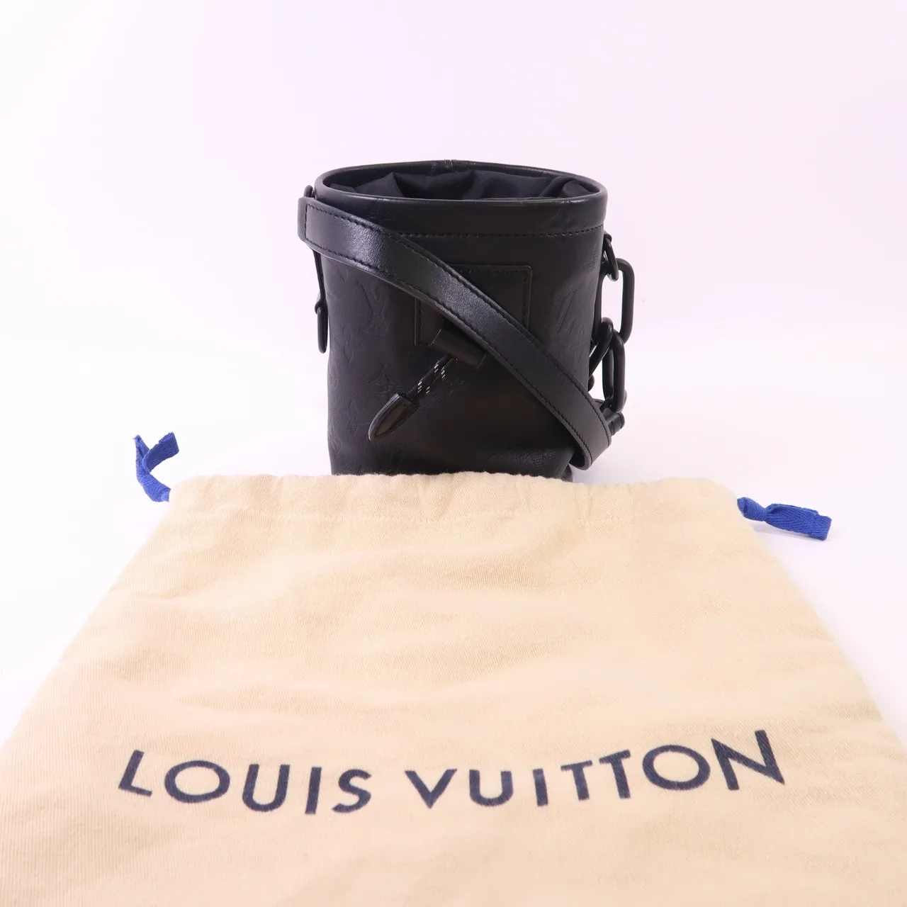 LOUIS VUITTON M44628 肩背包 牛皮 黑色 / Black 牛皮 中古品A - 縮圖 9