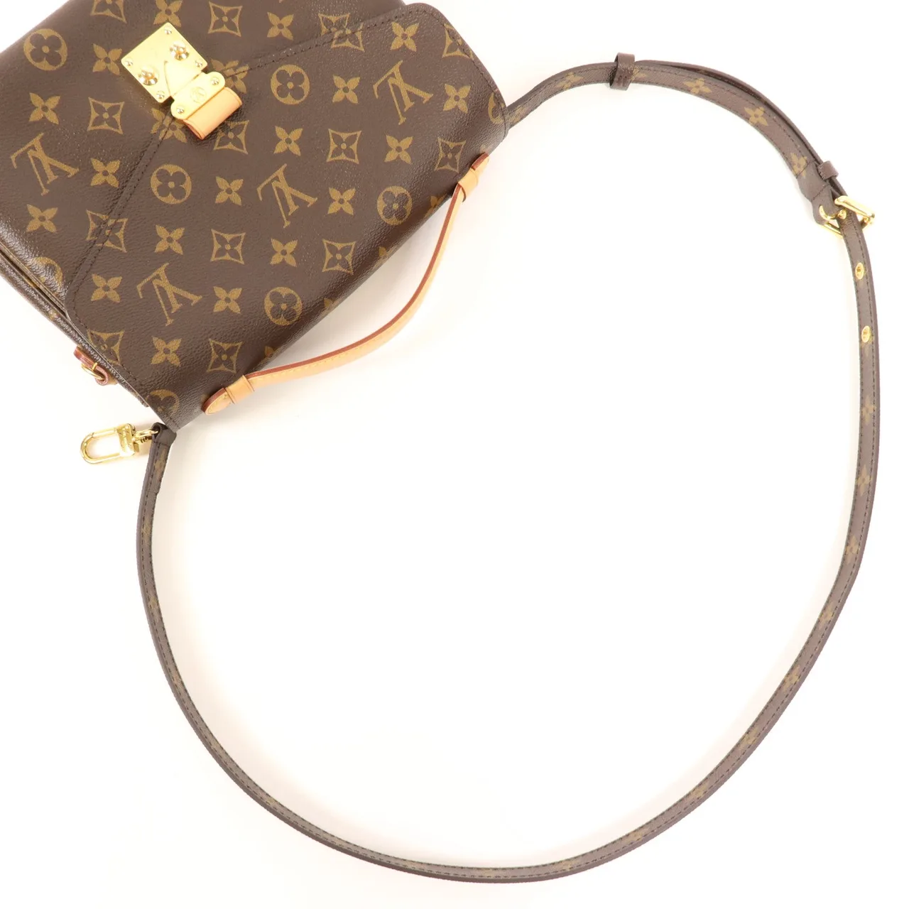 LOUIS VUITTON Pochette Metis M44875 兩用包 塗層帆布 棕色 塗層帆布 中古品A - 縮圖 5