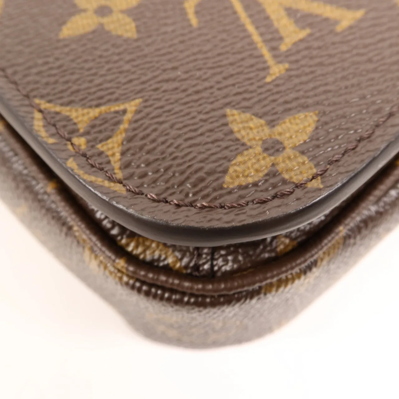 LOUIS VUITTON Pochette Metis M44875 兩用包 塗層帆布 棕色 塗層帆布 中古品A - 縮圖 9