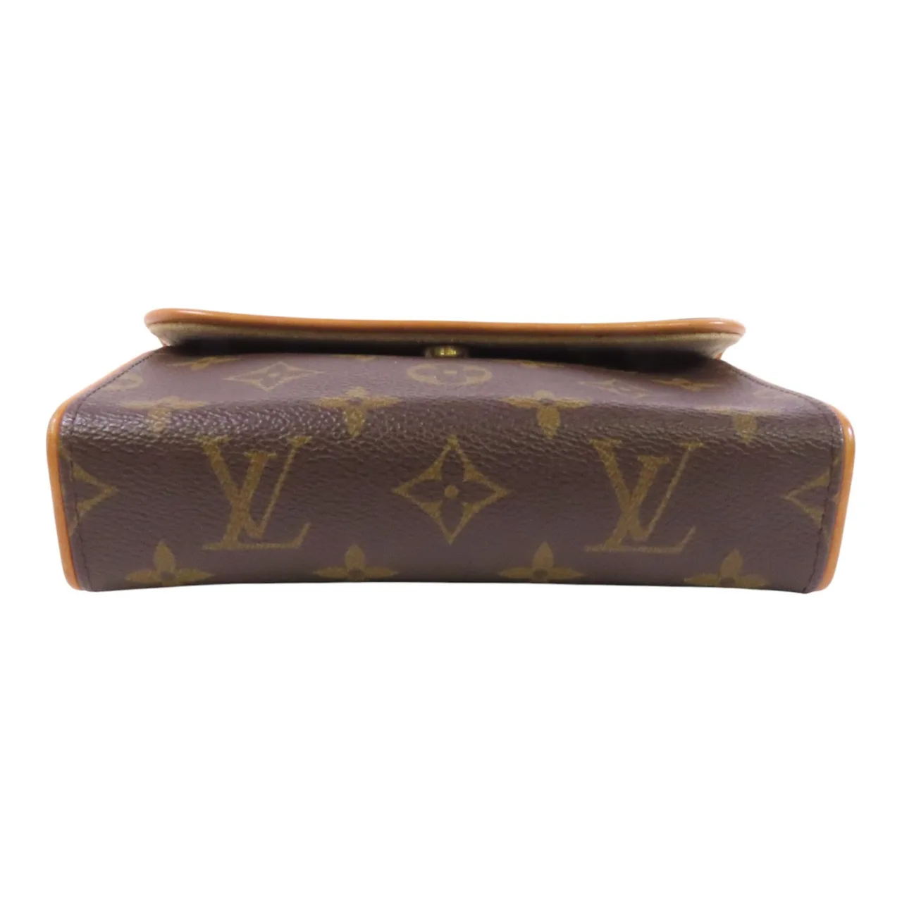 LOUIS VUITTON Pochette Florentine M51855 腰包 塗層帆布 棕色 塗層帆布 中古品B - 縮圖 4