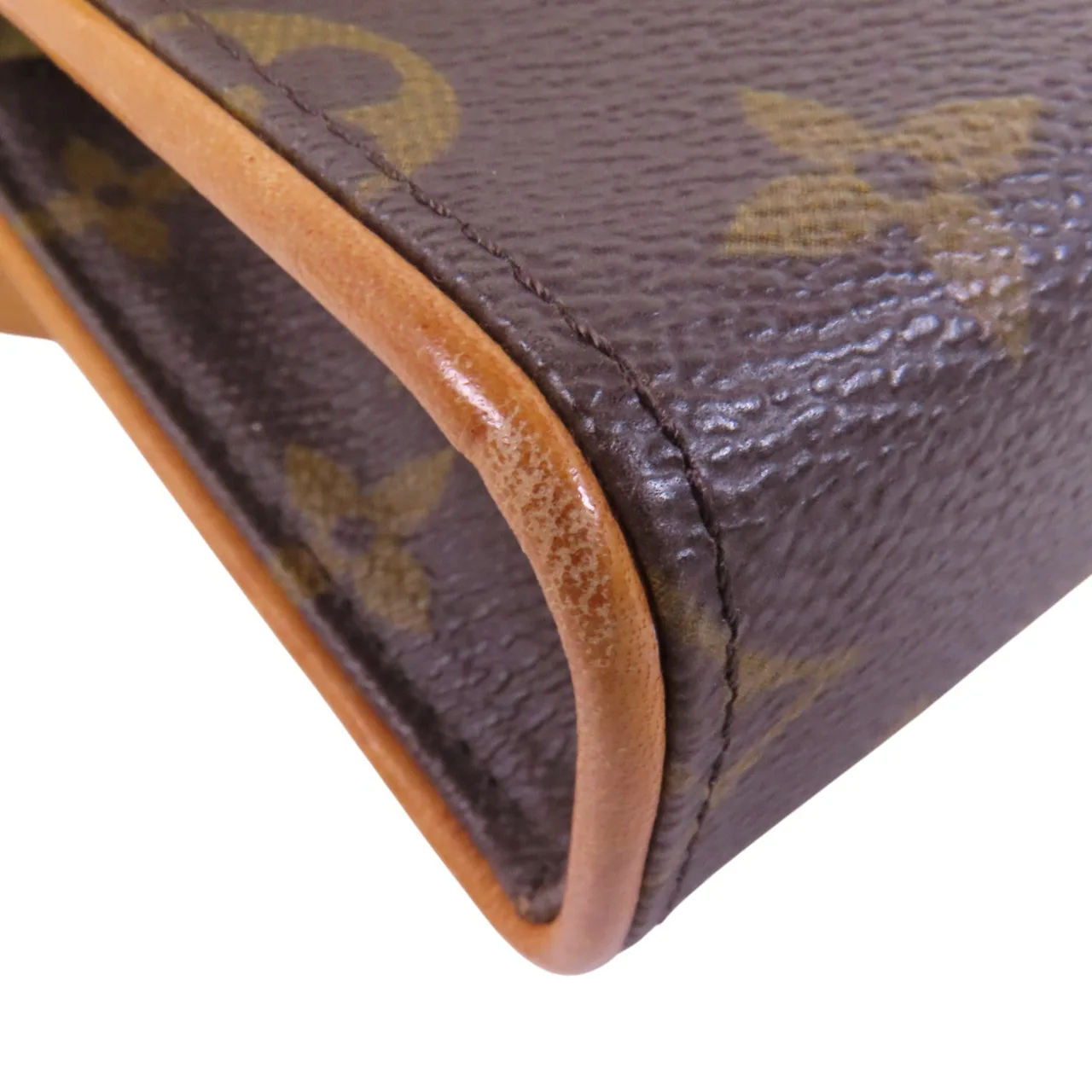 LOUIS VUITTON Pochette Florentine M51855 腰包 塗層帆布 棕色 塗層帆布 中古品B - 縮圖 10